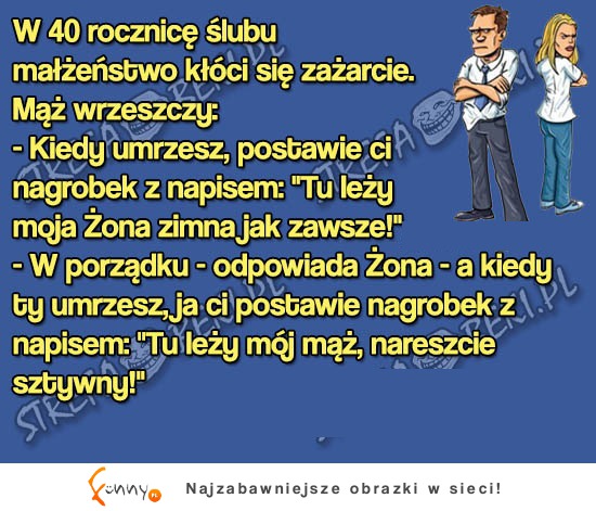 Mąż kłóci się z żoną! MASKARA!