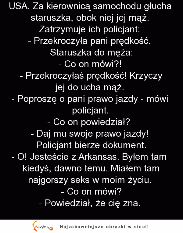 HAHA najlepszy kawał o starych ludziach <3 każdy chciałby mieć tak szczęśliwe małżeństwo w tym wieku :D