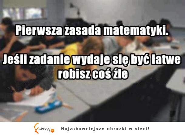 Pierwsza zasada matematyki