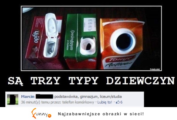 Trzy typy dziewczyn