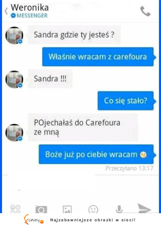 Koleżanka dosatje SMSa...tego sie nie spodziewała XD