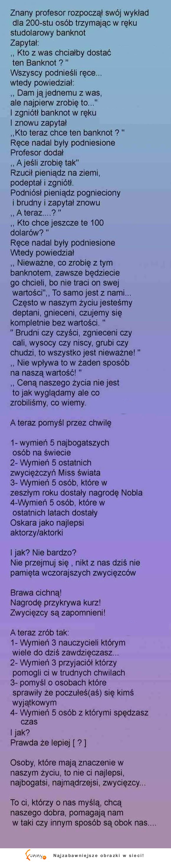 Pouczający wykład! KONIECZNIE PRZECZYTAJ!