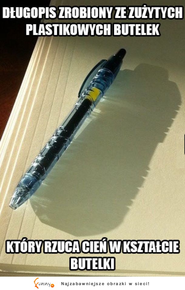 Długopis z butelek
