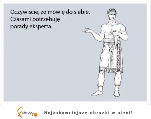 Mówię do siebie