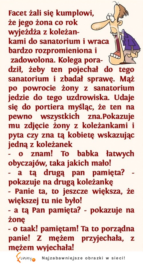 Jego żona wyjechała, chciał sprawdzić czy go zdradza! HAHA DOBRE