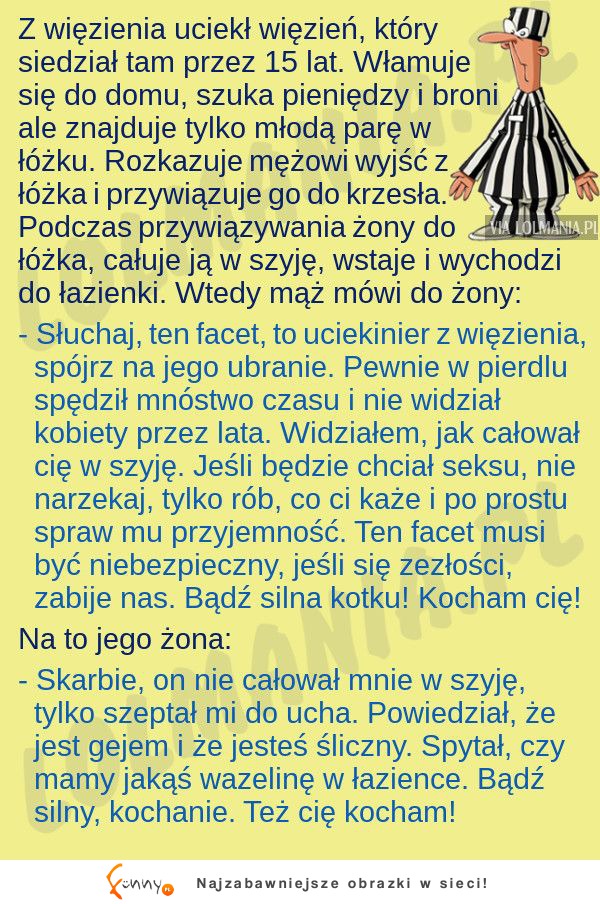 Do tej pary włamał sie uciekinier z więzienia! Zobacz co zrobili!