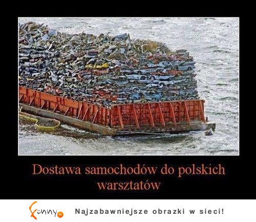 Dostawa samochodów do polskich warsztatów