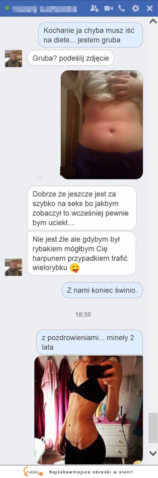 Chłopak wyśmiwał swoją dziewczynę... dała mu niezłą nauczkę!