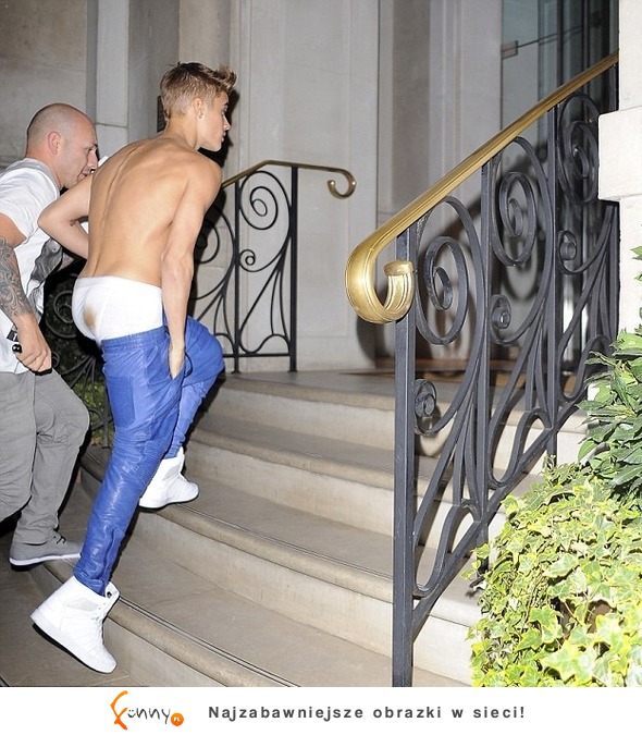Wpadka Biebera! Przyłapany z brudnymi majtkami!  Co się stało? :D