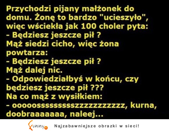 Żona naskoczyła na męża! ZOBACZ co on na to!