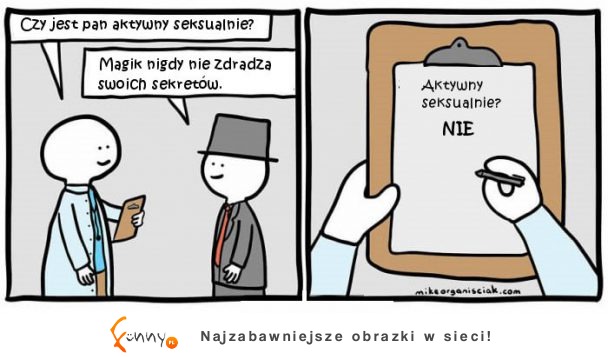 czy jest pan aktywny seksualnie?