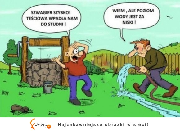 wpadła do studni!