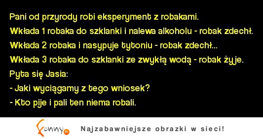 Pani od przyrody robi eksperyment z robakami! ZOBACZ reakcję uczniów :D