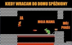 kiedy wracam do domu spóźniony