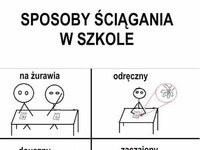 Jak ściągać w szkole Poznaj wszystkie sposoby! PRZYDA SIĘ po wakacjach! :)