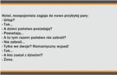 Kawał na dziś: Recepcjonista i para w ogniu PYTAŃ- zakończenie jest mega! :)