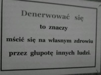 Co to zanczy denerwować się