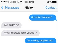 Chłopak prosi dziewczynę o nagie zdjęcia...ZOBACZ co zrobiła!