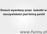 smiech wywolany przez laskotki jest