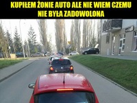 kupiłem żonie auto