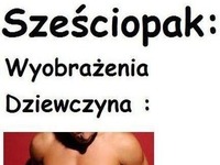 Sześciopak - wyobrażenia vs rzeczywistość :D