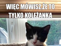 Więc mówisz, że to tylko koleżanka