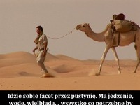 Idzie sobie facet przez pustynię i zachciało mu się seksu... Ale zakończenie!