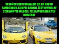 hahaha nie mogłem się zdecydować