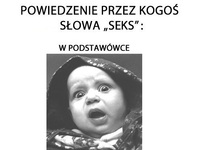 Jak reagują na słowo "seks" w kolejnych latach edukacji? ;D Zgadzasz się?