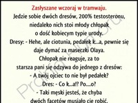 Dres wyśmiewał chłopaka obok! ZOBACZ riposte babci!