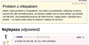 problem z chłopakiem