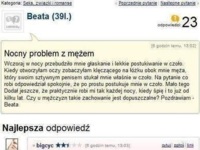 Nocny problem z mężem