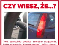 Ciekawostka dla kierowóców