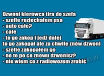 Kierowca dzwoni do szefa! Ale mu poradziła! HAHA