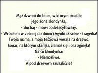 Blondynka ma inny tok myslenia XD Facet się zdziwił