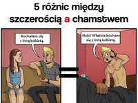 Różnice między CHAMSTWEM a SZCZEROŚCIĄ!