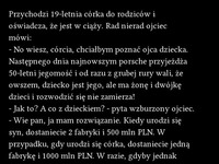 Przychodzi 19-letnia córka do rodziców i oświadcza że jest w ciąży. zobacz reakcję ojca!