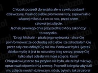 Chłopak poszedł do wojska, ale w cywilu zostawił dziewczynę... Zobacz jakie listy do siebie pisali ;)