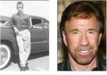 Tak wyglądał Chuck Norris kiedy miał 18 lat! Cwaniaczek :)