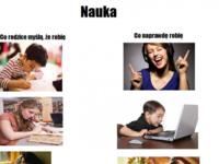 Nauka - co rodzice myślą, że robię vs co naprawdę robię :D