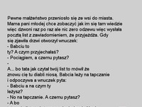 Pewne małżeństwo przeniosło się ze wsi do miasta :)