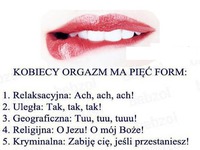 5 grup kobiecego ORGAZMU! 3 najlepszy HAHA