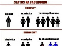 Różnica w statusie na facebooku wg chłopaków i dziewczyn - dobre :D