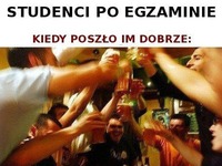 Studenci po egzaminie :D