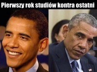 Pierwszy rok studiów kontra ostatni