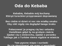 Oda do kebaba :D
