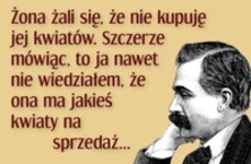 Żona żali się że nie kupuję jej kwiatów