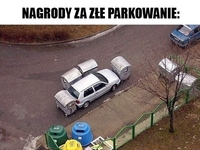 Nagrody za złe parkowanie