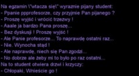 Na egzamin wtacza się pijany student! ZOBACZ reakcję profesora :)