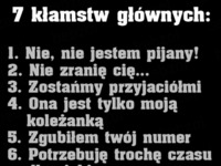 7 kłamst głównych